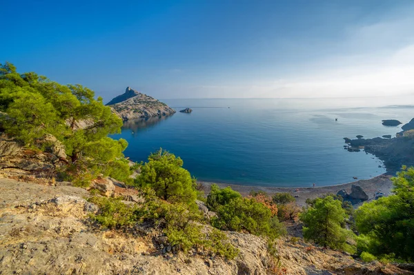 Fotos Von Der Halbinsel Krim Blick Auf Das Meer Tsarskoye — Stockfoto