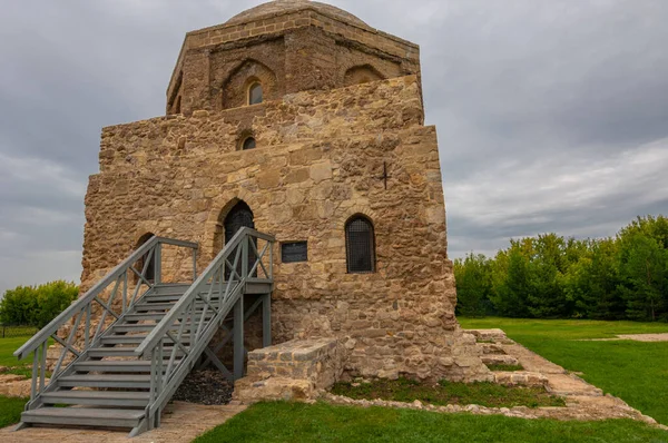 On the territory of Bulgar settlements of the Neolithic, Bronze and Early Iron Age, the Black Chamber is the best-preserved monument from the time of the Bulgar. 2019,08.10 Tatarstan Russia