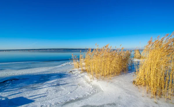 Fotografía Invierno Diciembre Hielo Ata Río Hielo Inmaduro Río Hielo —  Fotos de Stock