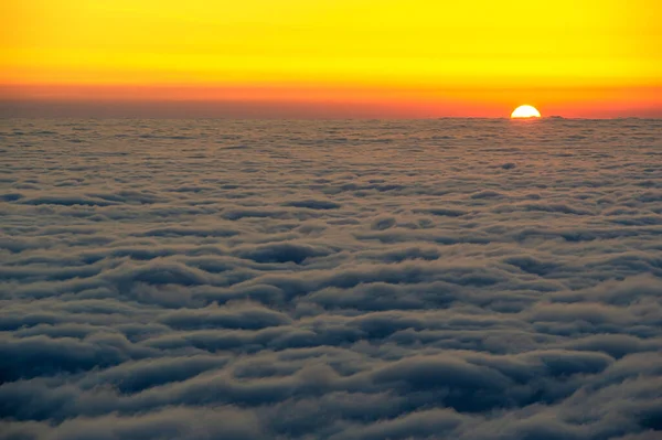 Fotos Otoñales Península Crimea Alto Las Montañas Sobre Las Nubes — Foto de Stock