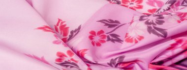 doku, arkaplan, desen, narin pembe ipek çiçek desenli narin, narin, narin desenli saf ipek kumaş. Temiz, opaklık istendiğinde astarı kullan.