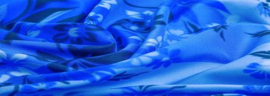 doku, arkaplan, desen, narin mavi ipek çiçek desenli narin, narin, narin, saf ipek kumaşlı. Temiz, opaklık istendiğinde astarı kullan.