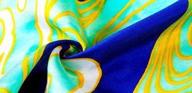 ipek soyut kumaş. Bu lüks ipek şifon kumaş bir show-stoper olduğunu. Şeffaf bir sıvı örtüsü vardır ve çok yumuşaktır. Projeleriniz için idealdir. Renkler yeşil sarı beyaz ve mavi içerir