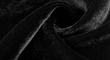 Doku arka planı, desen. Siyah Velveteen. Bu muhteşem elastik velor kumaş kadifemsi bir şekerleme vardır. Pan pan parlaklık ve doku ekler! Bu bir örme geri ve tasarım için harika.