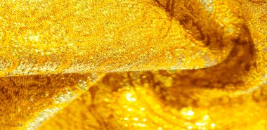 Doku arka planı, desen. Kumaş, sarı altın işlemeli kumaş. Organza brokar kumaş. Çoban, gevrek palmiyeli. Geniş iplik boyalı bir çiçek deseni var..