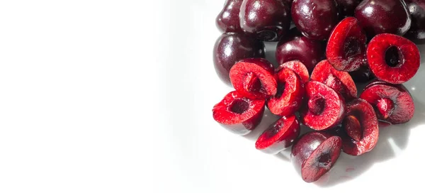 Cherry Negli Stati Uniti Maggior Parte Delle Ciliegie Dolci Sono — Foto Stock
