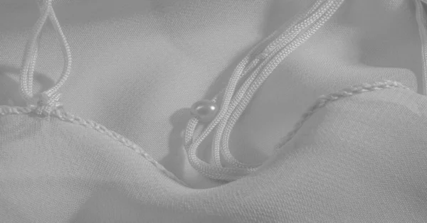 Fundo Padrão Textura Papel Parede Tecido Seda Branca Tem Brilho — Fotografia de Stock