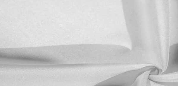 Textura Pozadí Vzorek Hedvábná Tkanina Bílé Barvy Hedvábí Neuvěřitelně Dokonalé — Stock fotografie