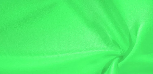 Textura Fondo Patrón Tejido Seda Color Verde Esta Seda Increíblemente —  Fotos de Stock