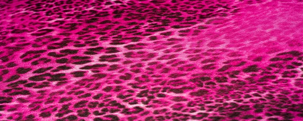 Textura Fondo Leopardo Seda Brillante Tela Africana Temas — Foto de Stock