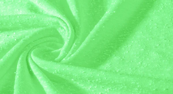 Fondo Patrón Textura Ornamento Vintage Tela Verde Con Gránulos Artificiales —  Fotos de Stock