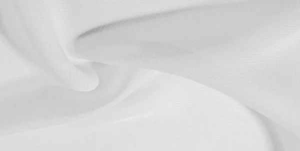 白いシルク生地のテクスチャの背景パターン このシルクオーガンザは 穏やかな開いた織りがあります 特別な機会のためにあなたのデザインからあなたのプロジェクトを作成するために この豪華なファブリックを使用してください — ストック写真