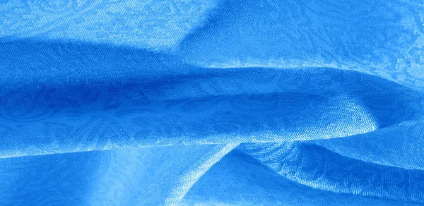 Textura Fondo Patrón Tela Floral Ornamento Azul Esta Colección Estampado —  Fotos de Stock