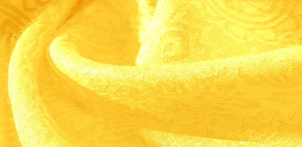 Tekstura Tło Wzór Tkaniny Kwiatowy Ornament Żółty Kolekcja Bawełnianego Nadruku — Zdjęcie stockowe