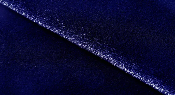 Texture Arrière Plan Motif Velours Côtelé Bleu Velours Épais Ajoute — Photo