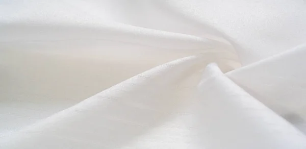 Textura Seda Tela Blanca Telio Este Organza Tiene Tejido Delgado — Foto de Stock