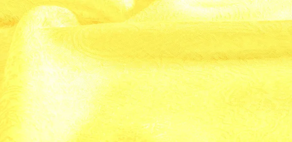 Arkaplan Desenli Kumaş Çiçek Süsü Sarısı Pamuk Baskısı Koleksiyonu Parlak — Stok fotoğraf