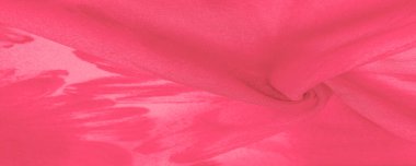 Arka plan dokusu, kırmızı ipek kumaş boyalı çayır çiçekleri, kumaş, tipik dokuma ya da örgü iplikleriyle üretilen kumaş.