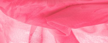 Arka plan dokusu, kırmızı ipek kumaş boyalı çayır çiçekleri, kumaş, tipik dokuma ya da örgü iplikleriyle üretilen kumaş.