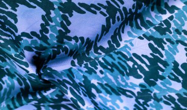 Arkaplan tasarımı dokusu, mavi ipek kumaş, soyutlama, telif hakkı baskısı, askeri kamuflaj yün kumaşı, tasarımların askeri bir kumaş olmanı sağlayacak.,