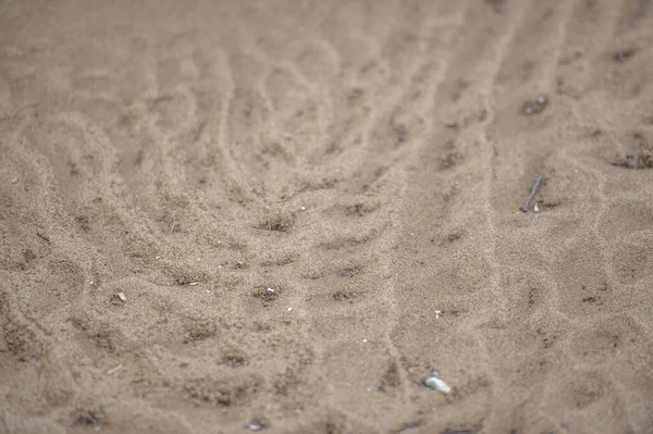 Texture Sfondo Modello Paesaggio Autunnale Sabbia Sul Fiume — Foto Stock