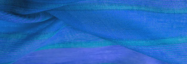 Текстура Фон Узор Дизайн Ткань Синяя Фиолетовыми Полосками Смелая Яркая — стоковое фото