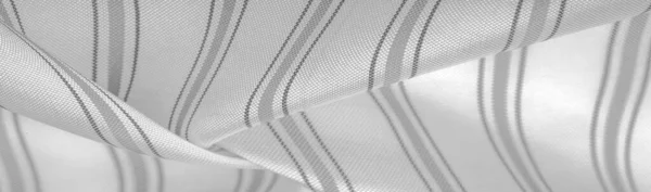 Dombornyomott Rajz Kompozit Textíliák Sűrű Selyemszövet Fehér Színben Szürke Vonalak — Stock Fotó