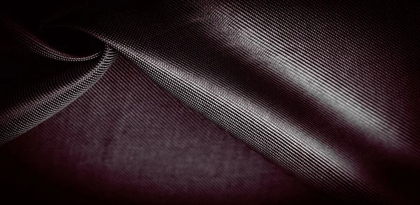 Texture Background Pattern Pattern Chocolate Silk Fabric Tight Weaving Photo — Stock Photo, Image