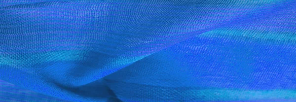Текстура Фон Візерунок Дизайн Синій Колір Тканини Фіолетовими Смугами Смілива — стокове фото