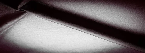 Textuur Achtergrond Patroon Patroon Chocolade Zijden Stof Strak Weven Fotostudio — Stockfoto