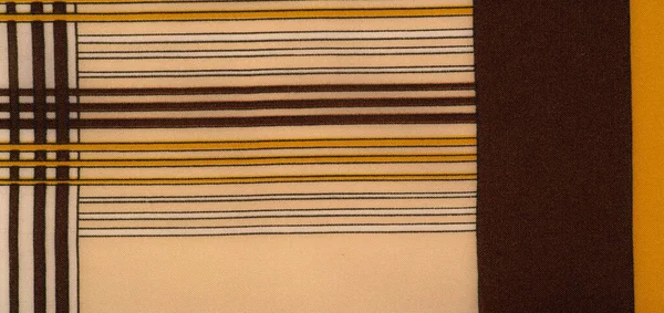 Textur Hintergrund Muster Seidenstoff Von Brauner Farbe Geometrische Linien Muster — Stockfoto