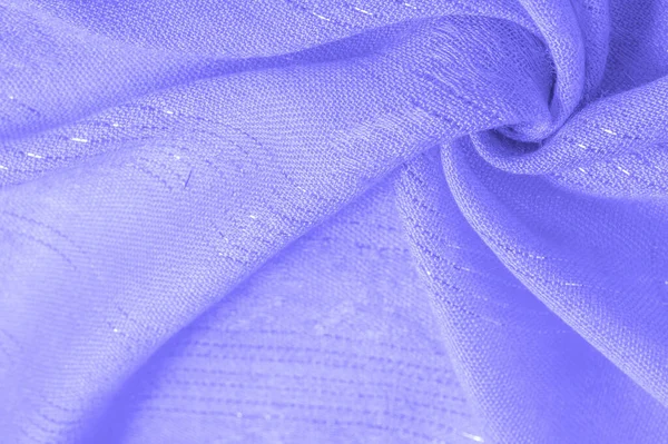 Textúra Háttér Minta Szövet Kék Akvamarin Kék Csillogás Fehér Csík — Stock Fotó