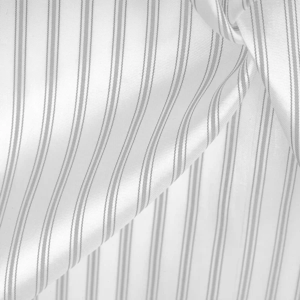 Embossed Drawing Composite Textiles Dense Silk Fabric White Color Gray — Stock Photo, Image