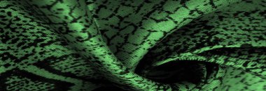 Doku, arka plan, desen, yeşil yılan derisi desenli kumaş, Afrika kumaşı, özel tasarım fotoğraf - Afrika ülkesinde safari