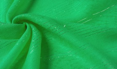 Doku, arkaplan, desen, yeşil zümrüt payetli kumaş, beyaz çizgili şerit, tasarımcı kumaşı.