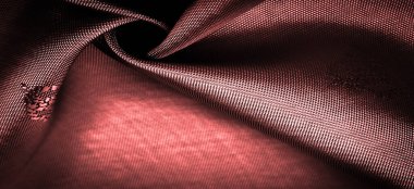 doku, arkaplan, desen, çikolata, ipek kumaş, kırmızı, sienna, tangelo küçük desen, desen, çizgiler, renkler, gölgeler birleşimi.