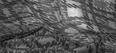 Arkaplan tasarımı dokusu, siyah-beyaz ipek kumaş, soyutlama, telif hakkı baskısı, askeri kamuflaj yün kumaşı, tasarımlarınız askeri bir yapıya sahip olmanızı sağlayacak., 