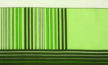 Doku, arkaplan, desen, ipek kumaş, kahverengi renk, geometrik çizgiler, farklı tonlardaki kabile düz çizgileri, geometrik desen, projeleriniz için ayarlanmış, yeşil ve beyaz.