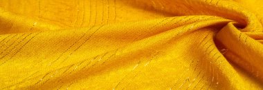 Doku, arkaplan, desen, parıltılı sarı altın kumaş, altın kripton çizgili sarı şerit, tasarımcı kumaşı