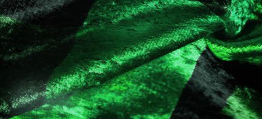 Doku, arkaplan, desen, tasarım, yeşil kadife kumaş, yoğun ipek kumaş, pamuk veya naylon..