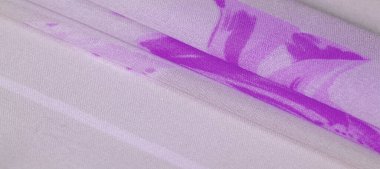 Doku, arka plan, desen, ipek kumaş, Gümüş arka plan üzerinde Mor. Projektörler, pastel renklerde bu hassas kumaş yanılsama ve fantezi neden olacak pasifize olacak.