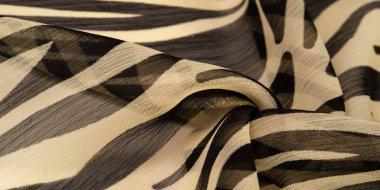 Yapısal arka plan koleksiyonu, ipek kumaş, Afrika tarzında zebra derisi. Tasarımcı için, taslak düzeni, dekoratör çevresi.