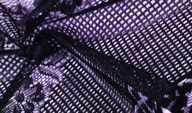 Doku, arkaplan, tasarım, mavi kadın dantelinden şal, siyah dantelden örgü, püskül, el örgüsü çiçek festivali hediyesi tasarımınız, düğün üçgeni, gelin için tebrik kartı