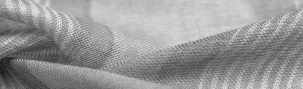 Tekstur Latar Belakang Pola Desain Kain Abu Abu Putih Dengan — Stok Foto