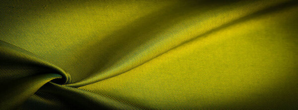 texture, background, pattern, pattern, chocolate, silk fabric, tight weaving, photo studio. Green, green-yellow, chartreuse fabric color, the play of light and shadow make this photograph unique,