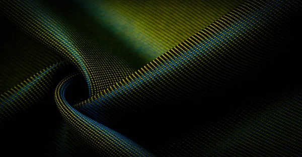 Textur Hintergrund Muster Muster Schokolade Seidenstoff Enges Weben Fotostudio Grün — Stockfoto
