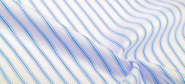 Dessin Relief Textiles Composites Tissu Soie Dense Blanc Aigue Marine — Photo