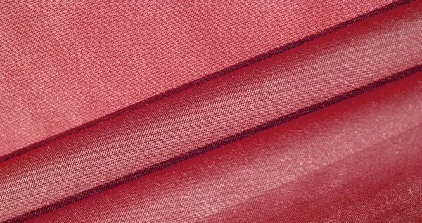 Kain Sutra Merah Rubi — Stok Foto