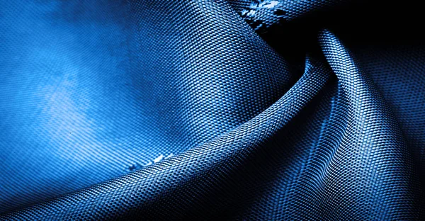 Υφή Φόντο Μοτίβο Μοτίβο Σοκολάτα Μεταξωτό Ύφασμα Βαθύ Μπλε Γλαύκωμα — Φωτογραφία Αρχείου