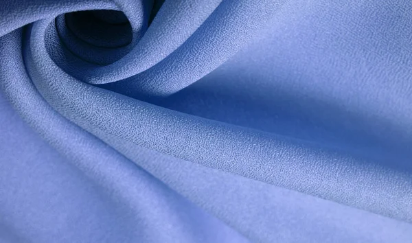 Tekstur Latar Belakang Pola Crepe Chin Biru Pucat Bunga Coklat — Stok Foto